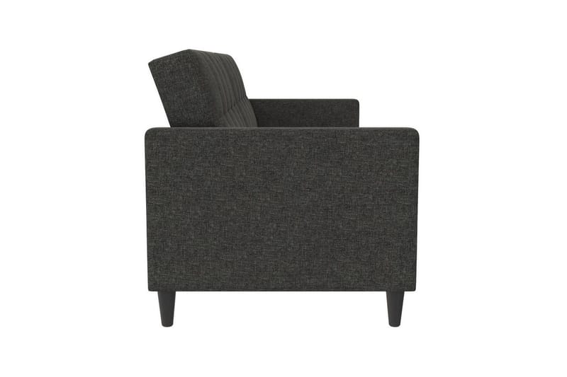 Sovesofa Hartford 203x83x82 cm, Antracit, Linnedstoflook (100% Polyester - 203x83x82 cm, Antracit, Linnedstoflook (100% Polyester - Møbler - Sofaer - Sovesofaer