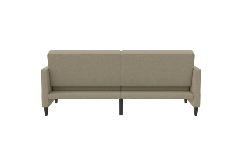 Sovesofa Hartford 203x83x82 cm, Cappuccino, Linnedstoflook (100% Polyester - 203x83x82 cm, Cappuccino, Linnedstoflook (100% Polyester - Møbler - Sofaer - Sovesofaer
