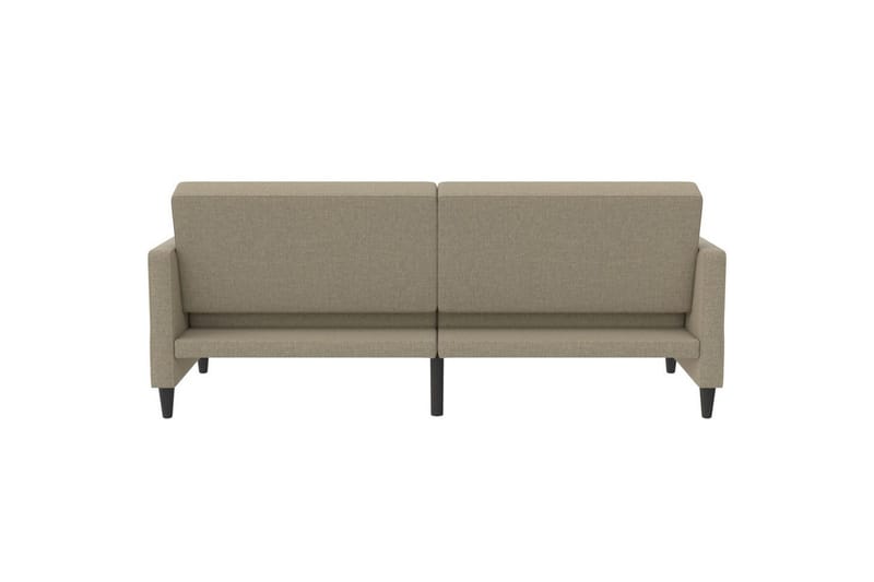 Sovesofa Hartford 203x83x82 cm, Cappuccino, Linnedstoflook (100% Polyester - 203x83x82 cm, Cappuccino, Linnedstoflook (100% Polyester - Møbler - Sofaer - Sovesofaer