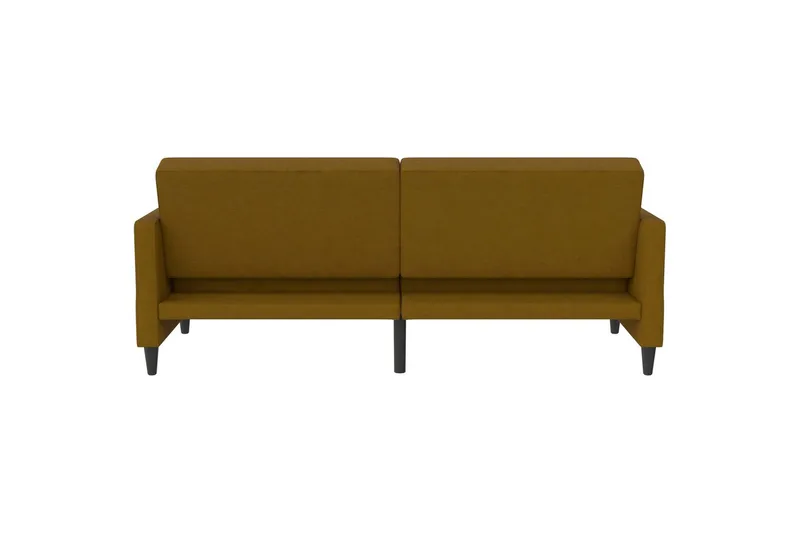Sovesofa Hartford 203x83x82 cm, Curry, Linnedstoflook (100% Polyester - 203x83x82 cm, Curry, Linnedstoflook (100% Polyester - Møbler - Sofaer - Sovesofaer