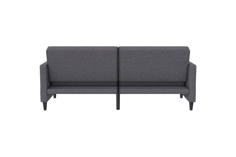 Sovesofa Hartford 203x83x82 cm, Grå, Linnedstoflook (100% Polyester - 203x83x82 cm, Gr�å, Linnedstoflook (100% Polyester - Møbler - Sofaer - Sovesofaer
