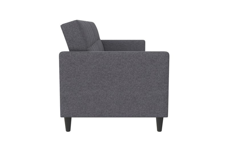 Sovesofa Hartford 203x83x82 cm, Grå, Linnedstoflook (100% Polyester - 203x83x82 cm, Grå, Linnedstoflook (100% Polyester - Møbler - Sofaer - Sovesofaer