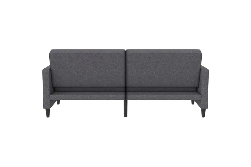 Sovesofa Hartford 203x83x82 cm, Grå, Linnedstoflook (100% Polyester - 203x83x82 cm, Grå, Linnedstoflook (100% Polyester - Møbler - Sofaer - Sovesofaer