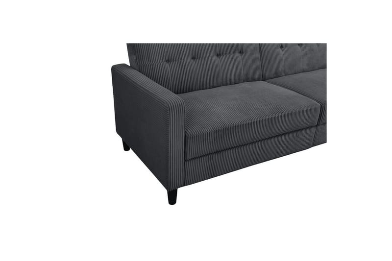 Sovesofa Hartford II 203x83x82 cm, Antracit - 203x83x82 cm, Antracit - Møbler - Sofaer - Sovesofaer