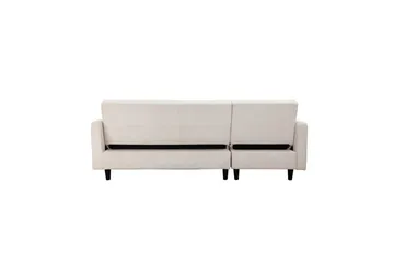 Sovesofa Hartford II 203x83x82 cm, Creme - 203x83x82 cm, Creme - Møbler - Sofaer - Sovesofaer