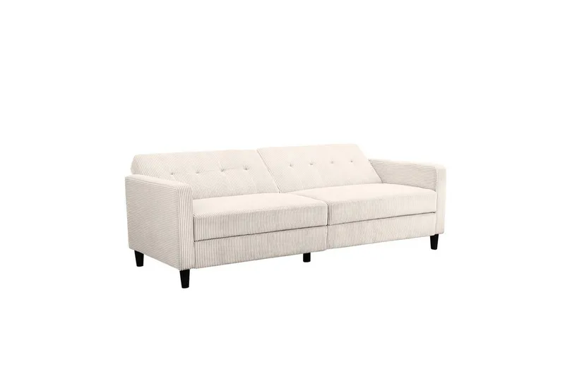 Sovesofa Hartford II 203x83x82 cm, Creme - 203x83x82 cm, Creme - Møbler - Sofaer - Sovesofaer