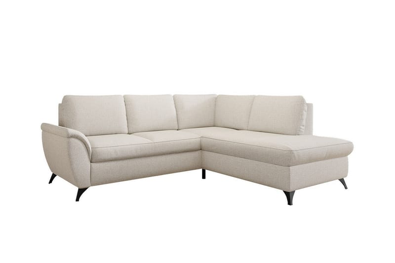 Hereford 3-pers. Hjørnesovesofa - Beige/Lys beige - Sovesofaer - Hjørnesovesofa