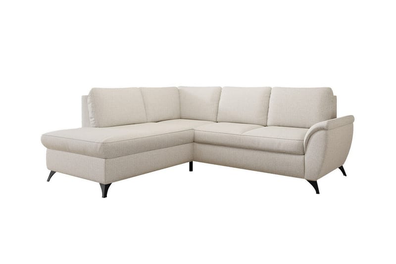 Hereford 3-pers. Hjørnesovesofa - Beige/Lys beige - Sovesofaer - Hjørnesovesofa