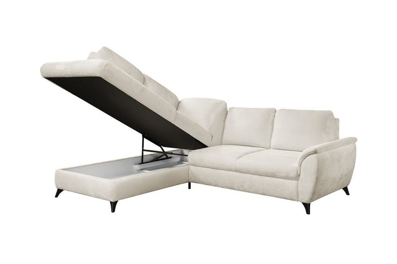 Hereford 3-pers. Hjørnesovesofa - Beige/Lys beige - Sovesofaer - Hjørnesovesofa