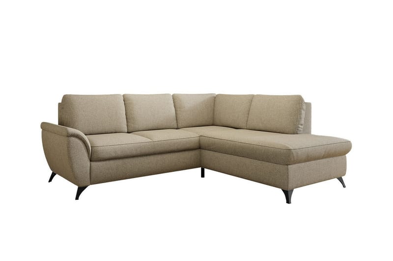 Hereford 3-pers. Hjørnesovesofa - Beige - Sovesofaer - Hjørnesovesofa