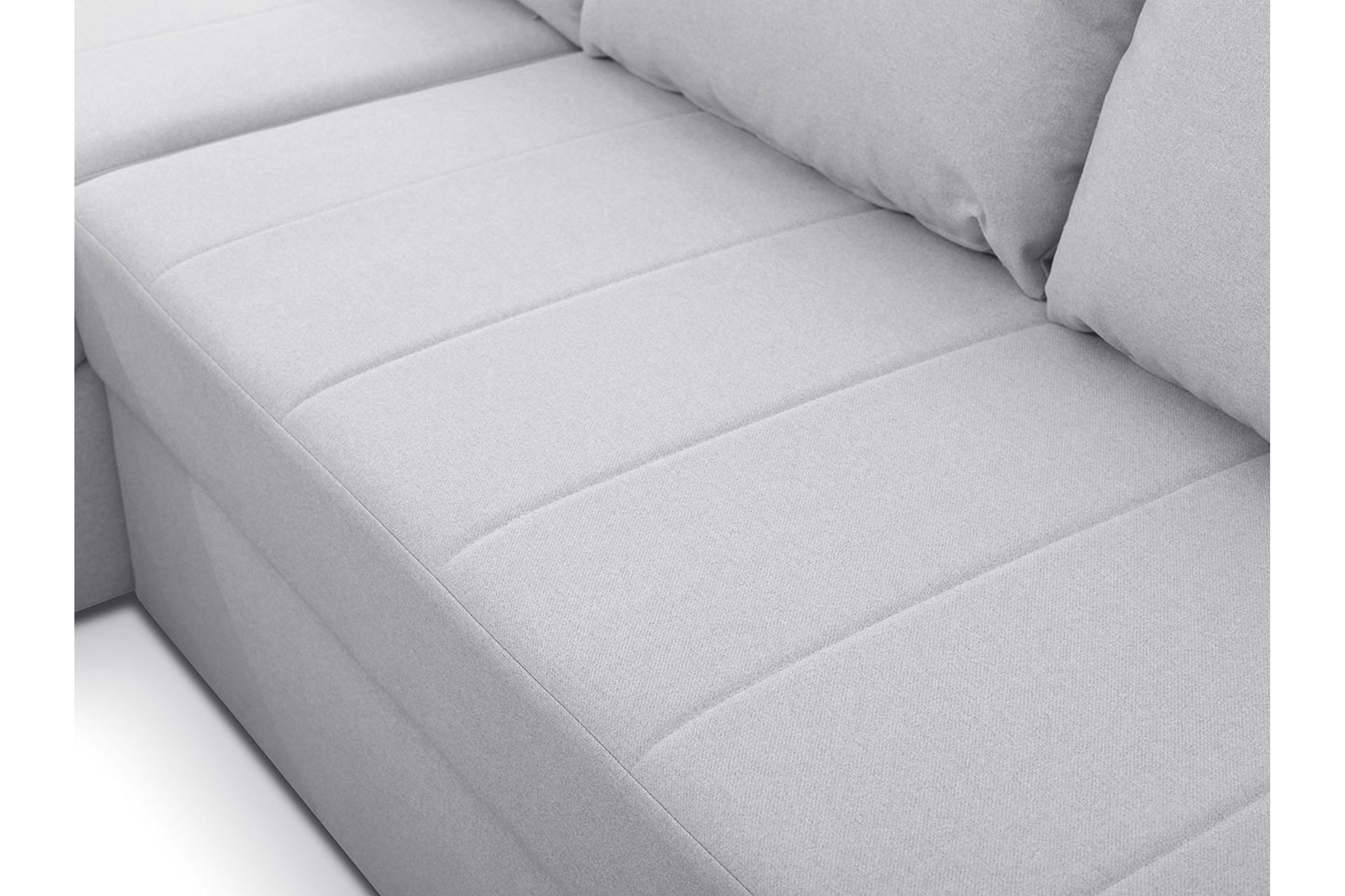 Herosa 3-Pers. Sovesofa med Chaiselong med Opbevaring - Lysegrå - Møbler - Sofaer - Sovesofaer