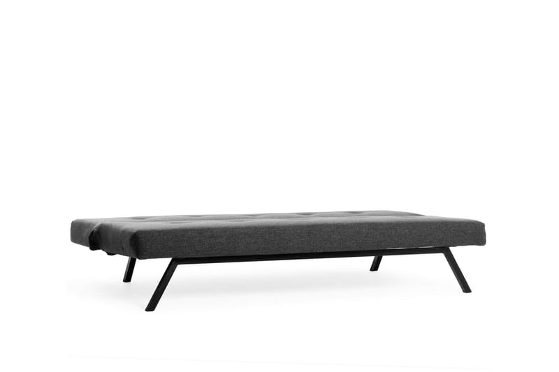 Hetalia 3-sæders Sovesofa med Langsgående Liggeflade 102x180 cm i Stof - Mørkegrå - Møbler - Sofaer - Sovesofaer