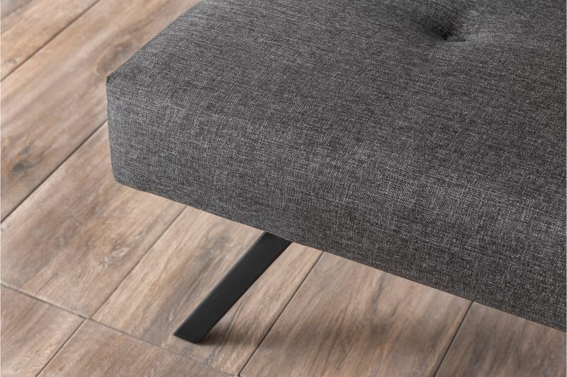 Hetalia 3-sæders Sovesofa med Langsgående Liggeflade 102x180 cm i Stof - Mørkegrå - Møbler - Sofaer - Sovesofaer