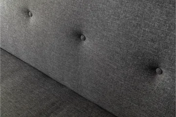 Hetalia 3-sæders Sovesofa med Langsgående Liggeflade 102x180 cm i Stof - Mørkegrå - Møbler - Sofaer - Sovesofaer