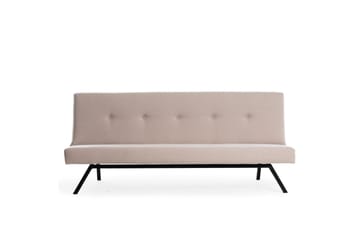 Hetalia 3-personers Sovesofa 102x180 cm i Stof - Beige - Møbler - Sofaer - Sovesofaer