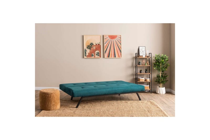 Hetalia Sovesofa 3-sits - Blå - Møbler - Sofaer - Sovesofaer