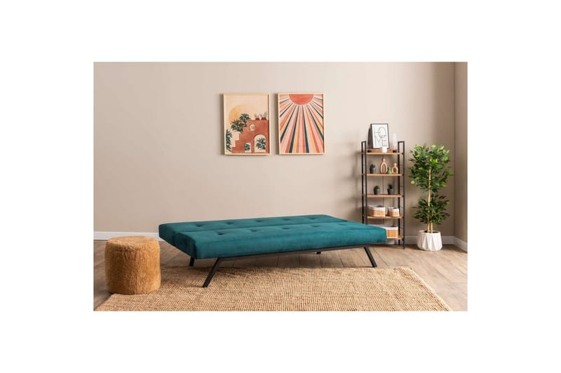 Hetalia Sovesofa 3-sits - Blå - Møbler - Sofaer - Sovesofaer