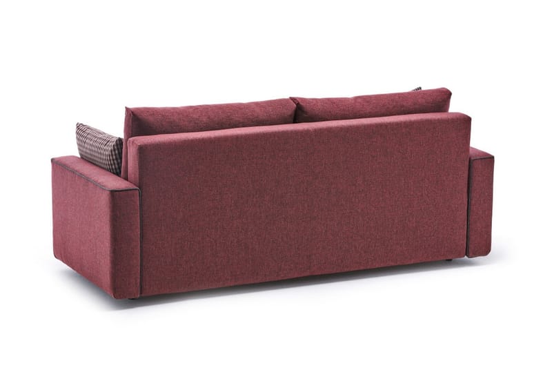 Highbank Sovesofa 3-Pers. 185x150 - Rød - Møbler - Sofaer - Sovesofaer