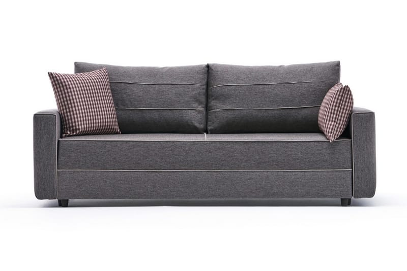 Highbank Sovesofa 3-Pers. 185x150 - Brun - Møbler - Sofaer - Sovesofaer