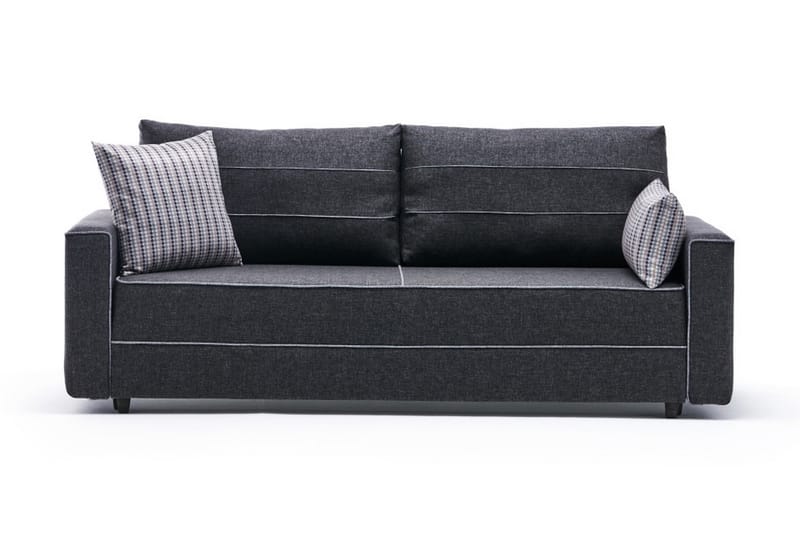 Highbank Sovesofa 3-Pers. 185x150 - Antracit - Sovesofaer - 3 personers sovesofa