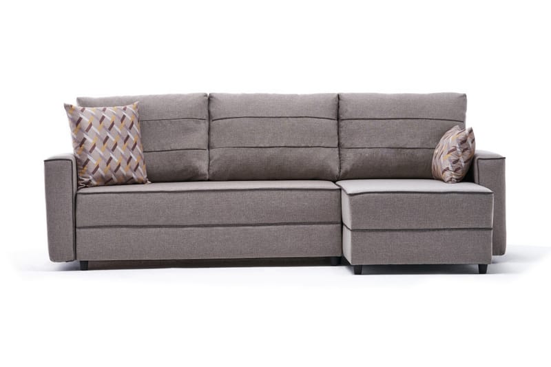 Highbank Sovesofa m. Chaiselong 4-Pers. 200x150 - Cream - Sovesofaer - Sovesofa chaiselong