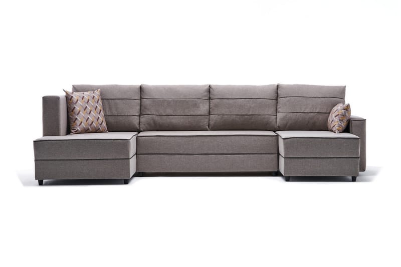 Highbank Sovesofa m. Chaiselong 4-Pers. 200x150 - Cream - Sovesofaer - Sovesofa chaiselong