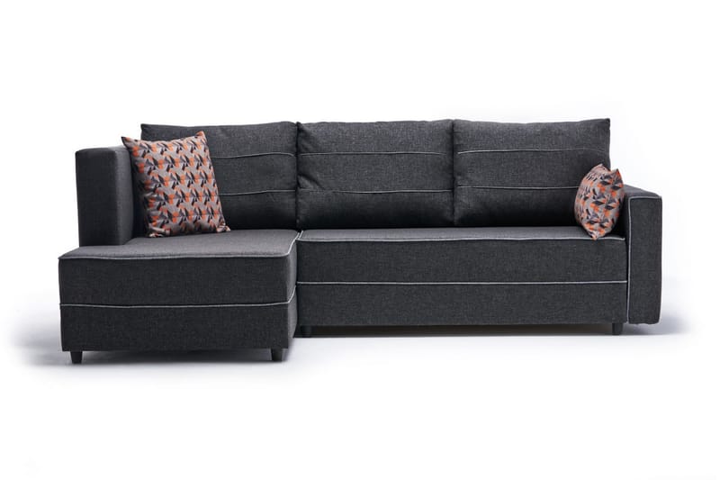 Highbank Sovesofa m. Chaiselong 4-Pers. 200x150 - Antracit - Sovesofaer - Sovesofa chaiselong