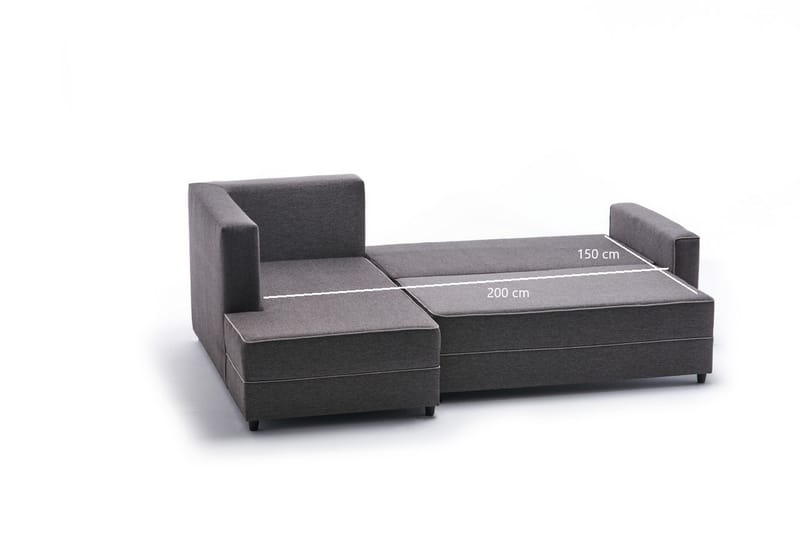 Highbank Sovesofa m. Chaiselong 4-Pers. 200x150 - Brun - Sovesofaer - Sovesofa chaiselong