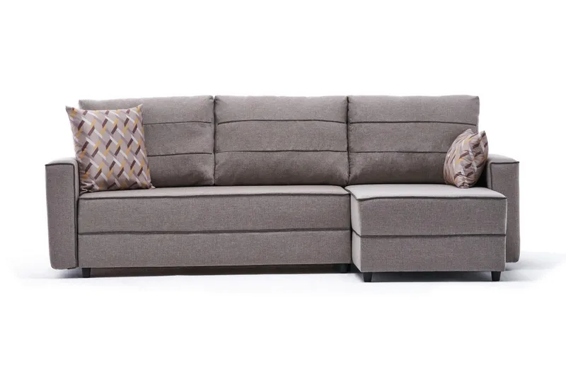 Highbank Sovesofa m. Chaiselong 4-Pers. 200x150, Cream