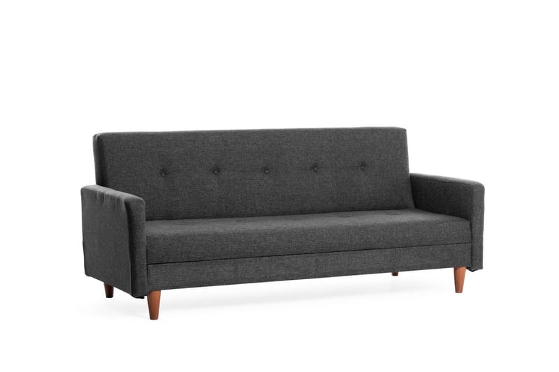 Hiko 3-personers Sovesofa 102x180 cm i Stof - Antracit - Møbler - Sofaer - Sovesofaer