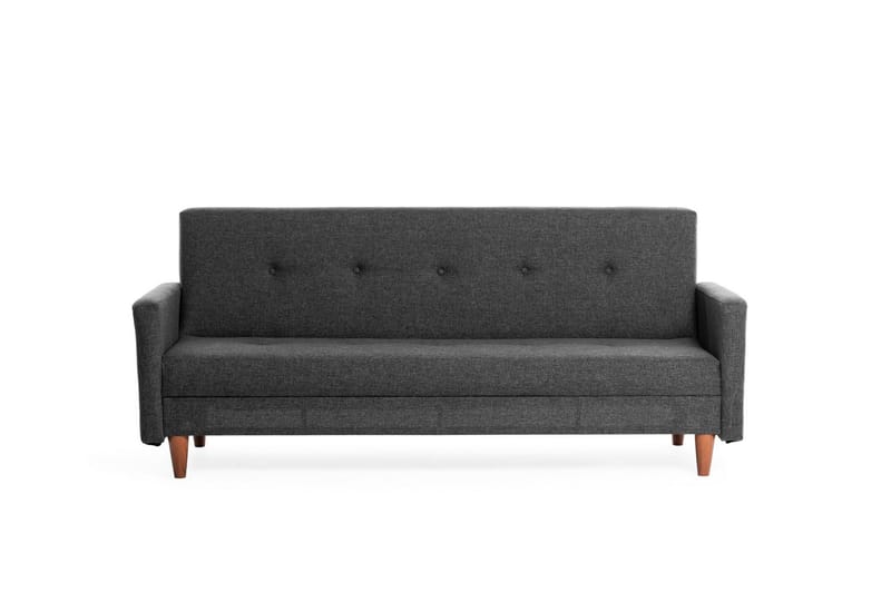 Hiko 3-personers Sovesofa 102x180 cm i Stof - Antracit - Møbler - Sofaer - Sovesofaer
