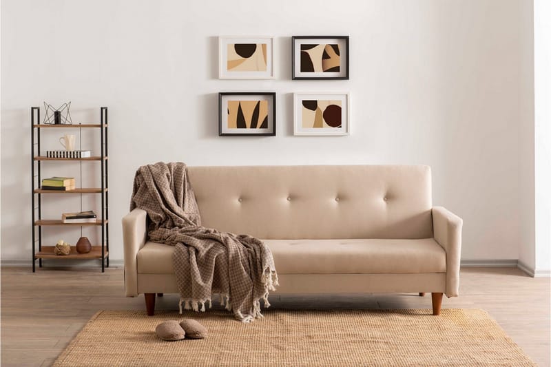 Hiko Sovesofa - Cream - Møbler - Sofaer - Sovesofaer