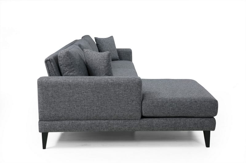 Hilari Sovesofa med Chaiselong Venstre - Grå - Møbler - Sofaer - Sovesofaer