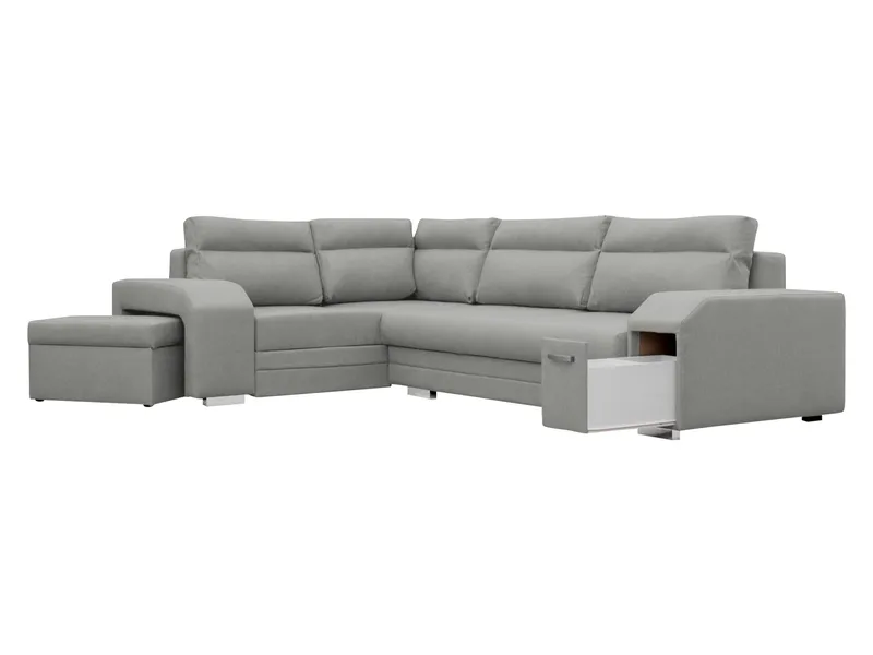 hjørnesofa Alvares Nazar 225.03 Venstrevendt - Grå - Møbler - Sofaer - Sovesofaer