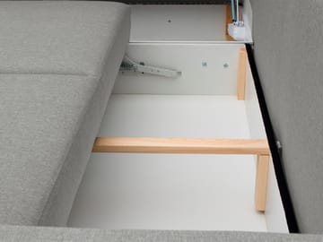 hjørnesofa Alvares Nazar 225.03 Venstrevendt - Grå - Møbler - Sofaer - Sovesofaer