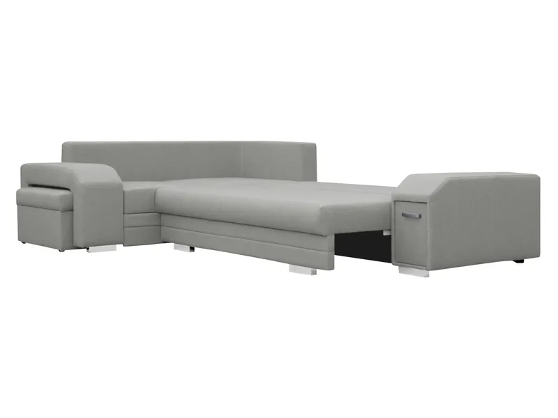 hjørnesofa Alvares Nazar 225.06 Højrevendt - Grå - Møbler - Sofaer - Sovesofaer