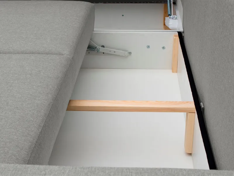 hjørnesofa Alvares Nazar 225.06 Højrevendt - Grå - Møbler - Sofaer - Sovesofaer