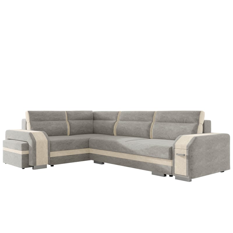 hjørnesofa Assan Nazar 225.03 + Nazar 225.01 Venstrevendt, grå, beige