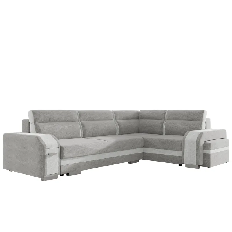 hjørnesofa Assan Nazar 225.05 + Nazar 225.04 Højrevendt, grå