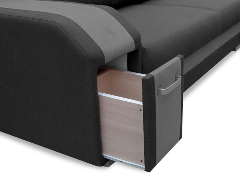 hjørnesofa Assan Nazar 225.06 + Nazar 225.07 Højrevendt - Møbler - Sofaer - Sovesofaer