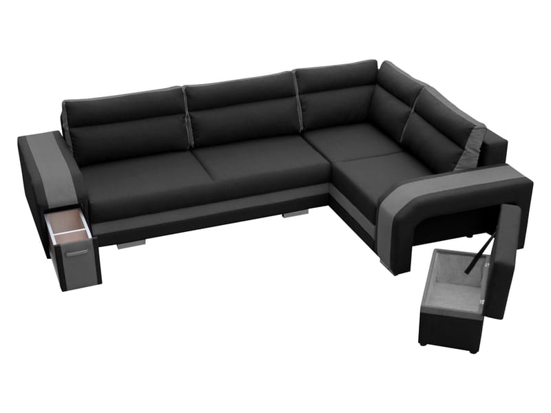 hjørnesofa Assan Nazar 225.06 + Nazar 225.07 Højrevendt - Møbler - Sofaer - Sovesofaer