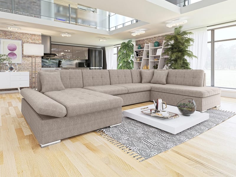 hjørnesofa Bergen Poso 03 Højrevendt - Møbler - Sofaer - Sovesofaer