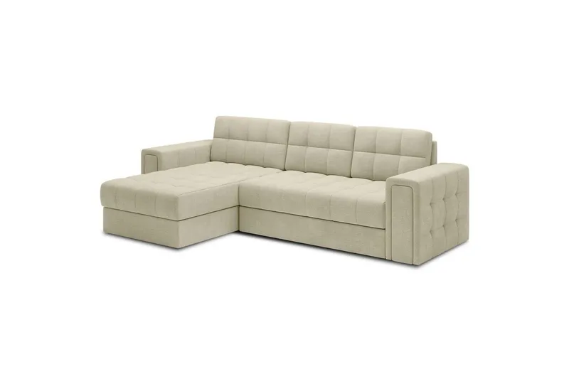 Hjørnesofa Eltap Blenvi 260x150x82 cm - Monolith 04, Beige - Møbler - Sofaer - Sovesofaer