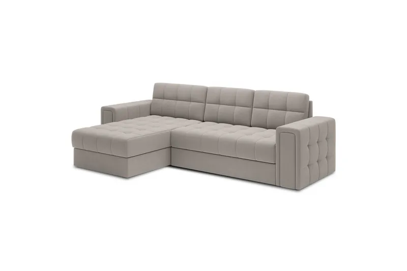 Hjørnesofa Eltap Blenvi 260x150x82 cm - Sola 18, Beige - Møbler - Sofaer - Sovesofaer