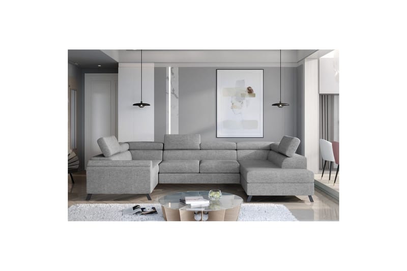 Hjørnesofa Eltap Escada 336x200x92 cm - Sawana 21, Højre - Møbler - Sofaer - Sovesofaer
