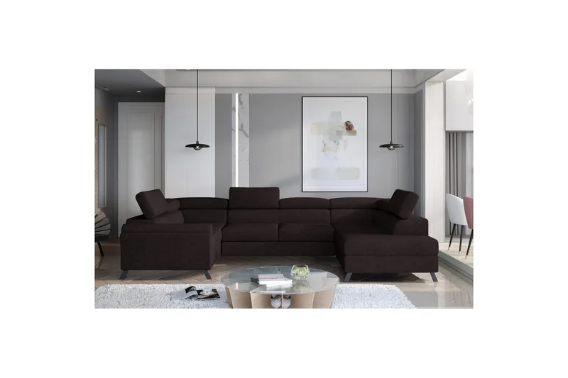 Hjørnesofa Eltap Escada 336x200x92 cm - Sawana 26, Højre - Møbler - Sofaer - Sovesofaer