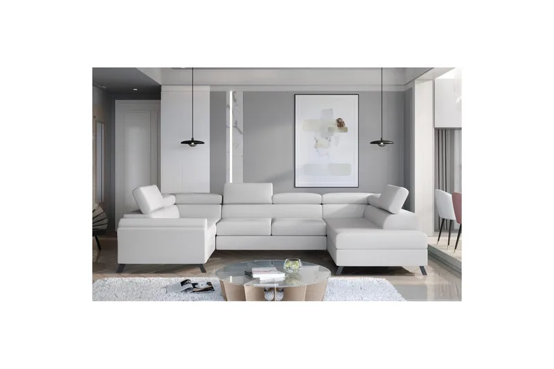 Hjørnesofa Eltap Escada 336x200x92 cm, Soft 17, Højre