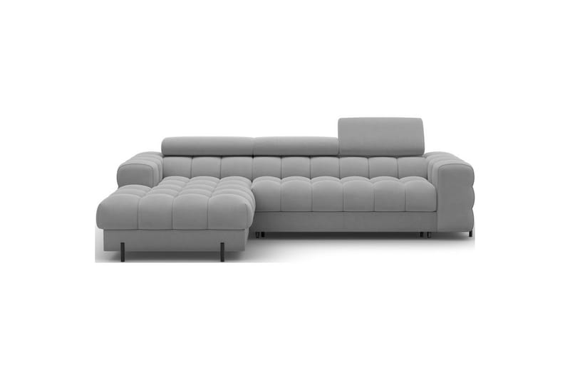 Hjørnesofa Eltap Felro 285x181x93 cm - Aura 04, Grå, Venstre - Møbler - Sofaer - Sovesofaer