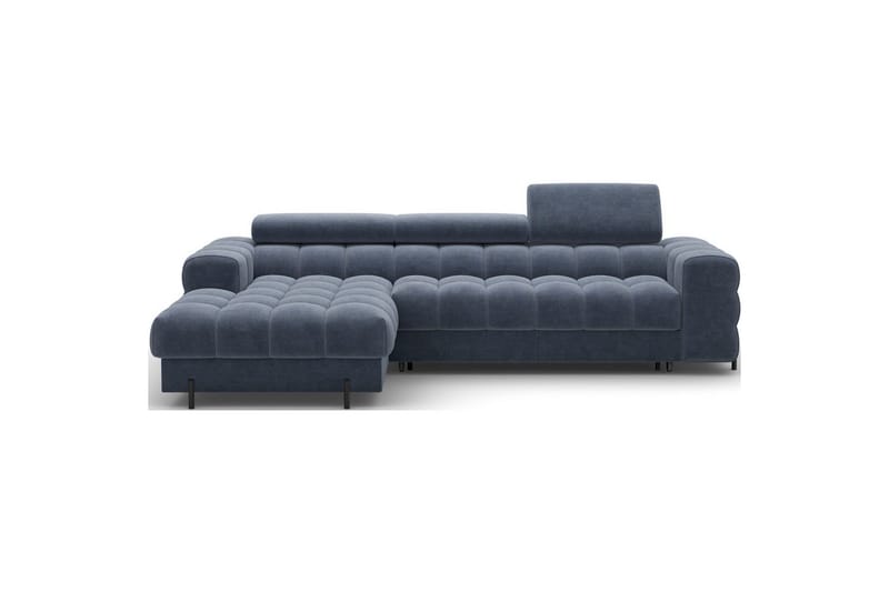 Hjørnesofa Eltap Felro 285x181x93 cm - Aura 40, Blå, Venstre - Møbler - Sofaer - Sovesofaer
