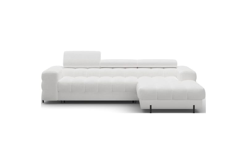 Hjørnesofa Eltap Felro 285x181x93 cm - Royal 01, Hvid, Højre - Møbler - Sofaer - Sovesofaer